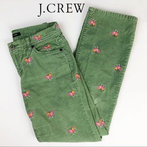 J. Crew  Rooster Green Corduroy Pants